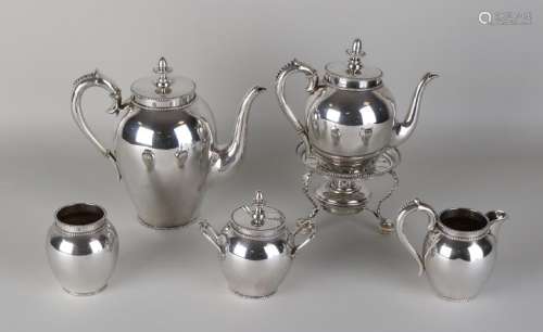 Silver tableware, 833/000, 6 pieces, pearl pattern,