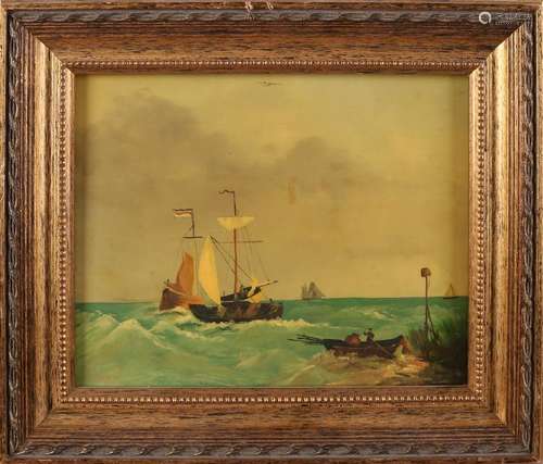 Unsigned. Dutch School. 20th century. Dutch seascape