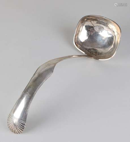 Large silver soup spoon, 833/000, with