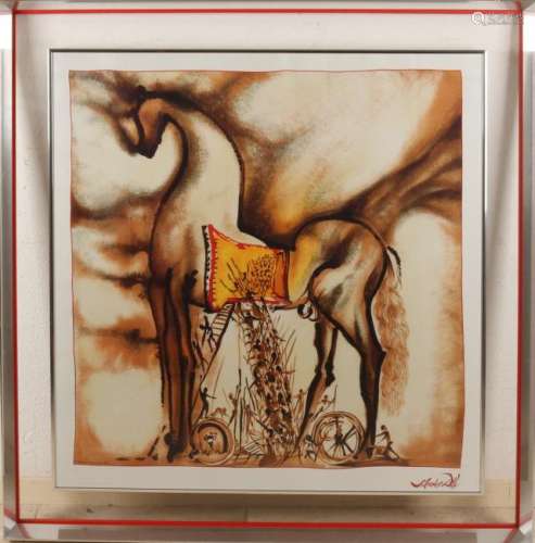 Salvador Dali. Demart pro arte 1990. 'Horse'. Second