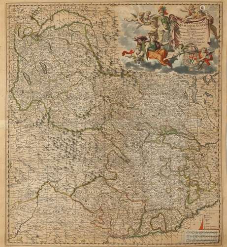 Antique map by Nicolaum Visscher. 1618-1709. Sabandicaf