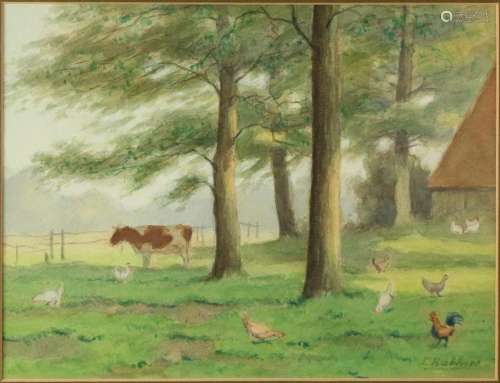 Evert Rabbers. 1875 - 1967 Enschede. Twente landscape
