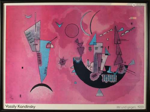 Wassily Kandinsky. 1866 - 1944. Title: Mit und Gegen