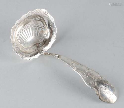 Silver scatter spoon, 833/000, with rectangular-shaped