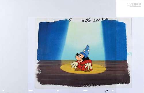 Mickey Mouse production cel from the 60th Academy