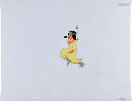Tiger Lily production cel from Peter Pan