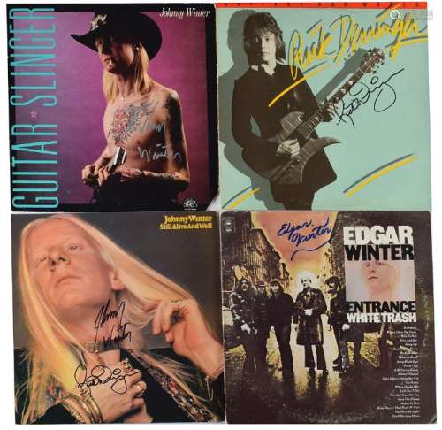 Johnny and Edgar Winter and Rick Derringer