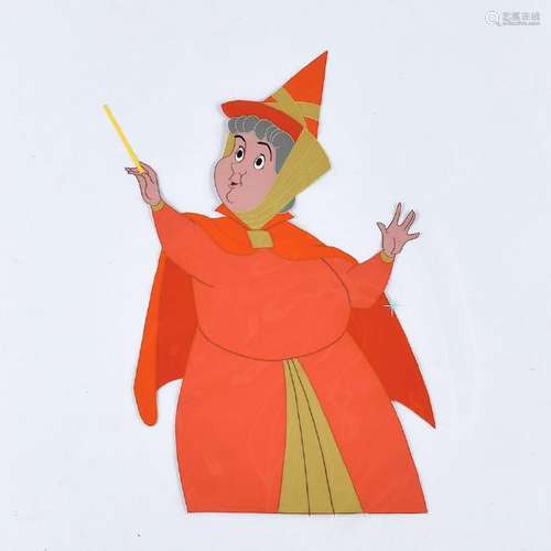 Flora production cel from Sleeping Beauty