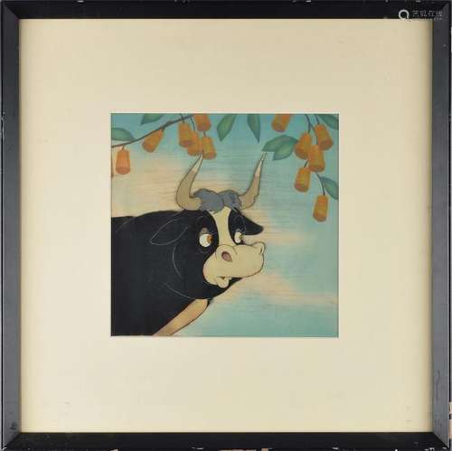 Ferdinand production cel from Ferdinand the Bull