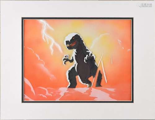 Tyrannosaurus rex production cels from The Plausible