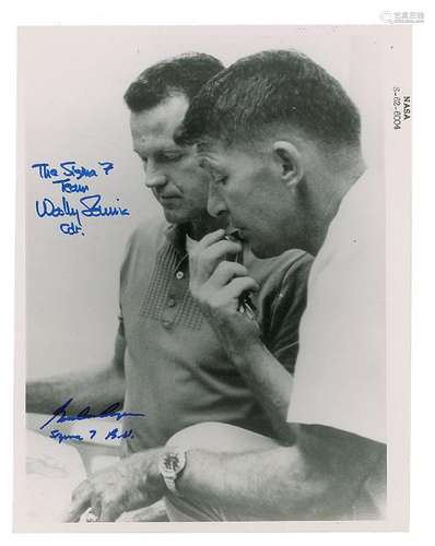 Wally Schirra and Gordon Cooper