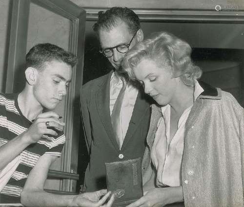 Marilyn Monroe and Arthur Miller