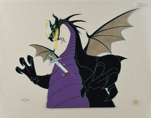 Maleficent limited edition cel from Sleeping Beauty