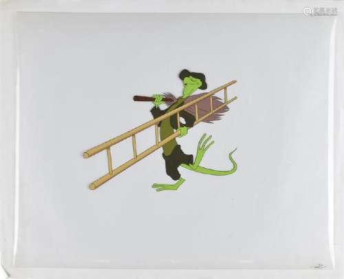 Bill the Lizard production cel from Alice in Wonderland