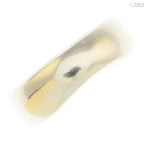 CARTIER - a band ring. Designed as a plain band, with