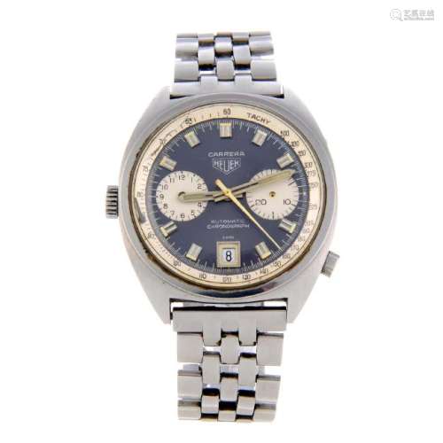 HEUER - a gentleman's Carrera chronograph bracelet