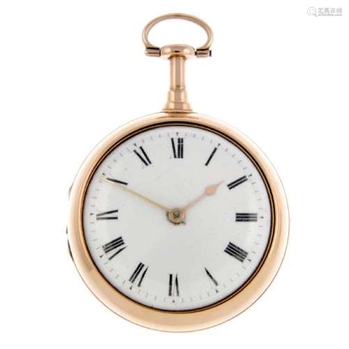A pair case repeater pocket watch by Haley & Milner.