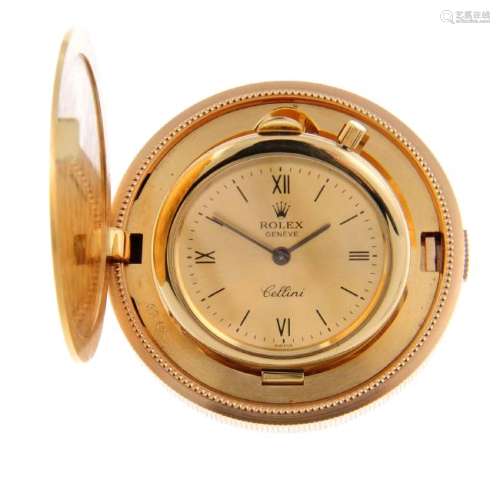 A Twenty Dollar Cellini coin watch by Rolex. Outer case