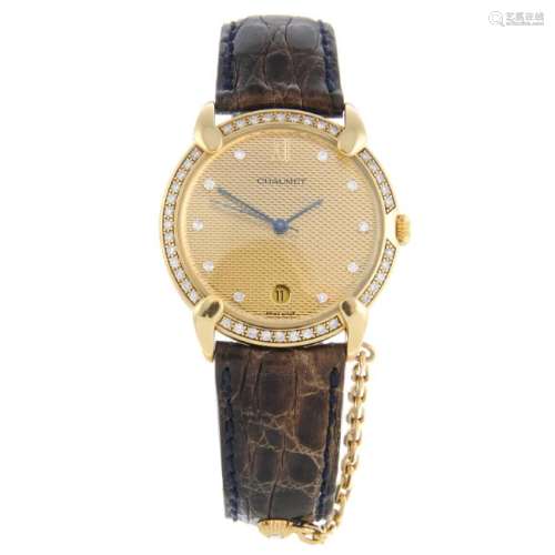 CHAUMET - a lady's wrist watch. 18ct yellow gold case