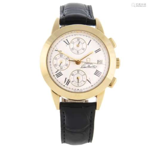 OMEGA - a gentleman's Louis Brandt chronograph wrist