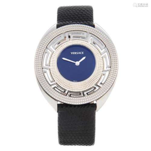 VERSACE - a Destiny wrist watch. Stainless steel case.