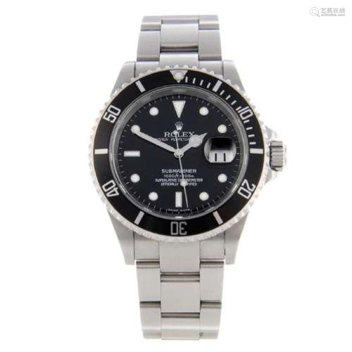 ROLEX - a gentleman's Oyster Perpetual Date Submariner