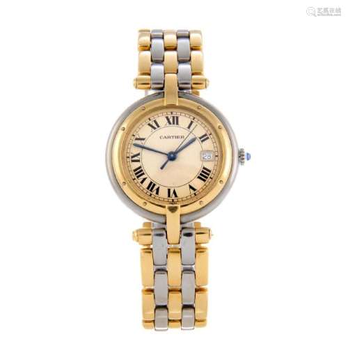 CARTIER - a Panthere Vendome bracelet watch. Stainless