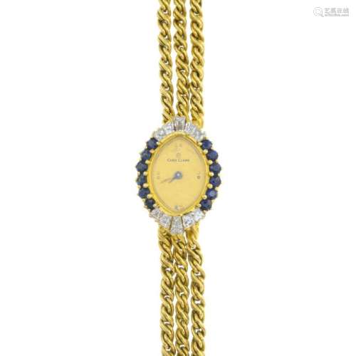 CHRIS CLAIRE - a lady's 1970s sapphire and diamond