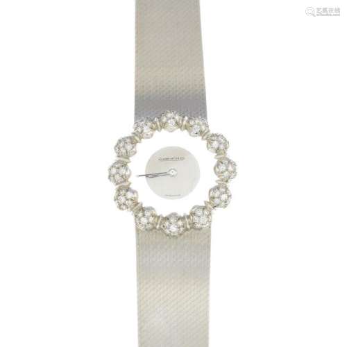 JAEGER-LECOULTRE - a lady's diamond watch. The circular