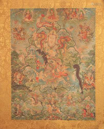 A FINE TIBETAN THANGKA 