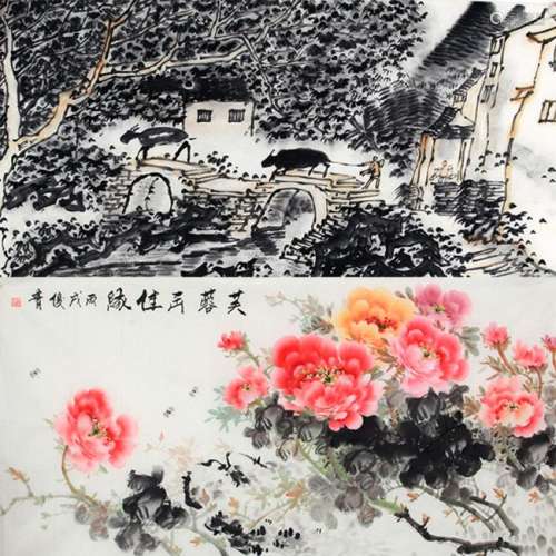 CHEN PING, ZHAO JUN QING, CHINESE PAINTING ATTRIBUTED