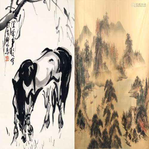 WEI JIANG FAN , CHINESE PAINTING ATTRIBUTED TO