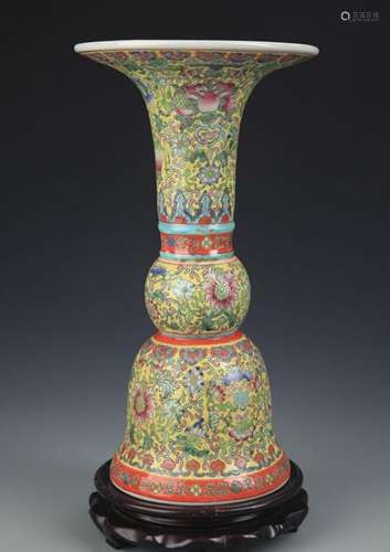 A FAIENCE COLOR TALL 