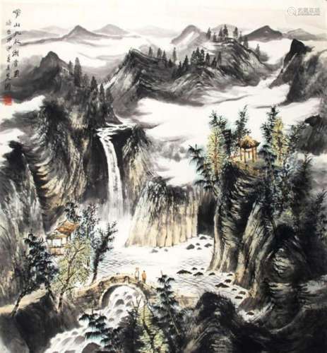 ZENG XIAN GUO, CHINESE PAINTING ATTRIBUTED TO