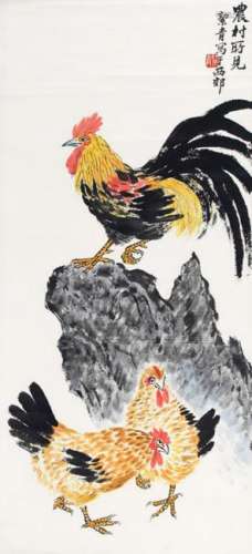 HU JIE QING, CHINESE PAINTING ATTRIBUTED TO