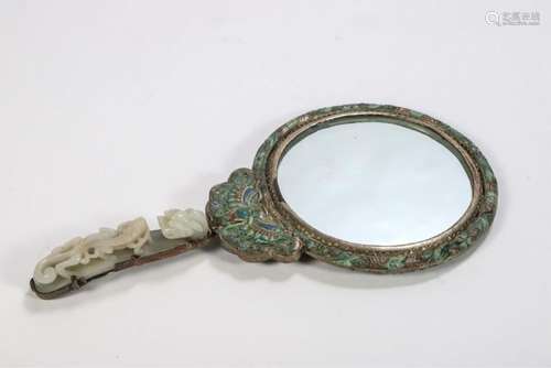 CHINESE WHITE JADE BELT HOOK