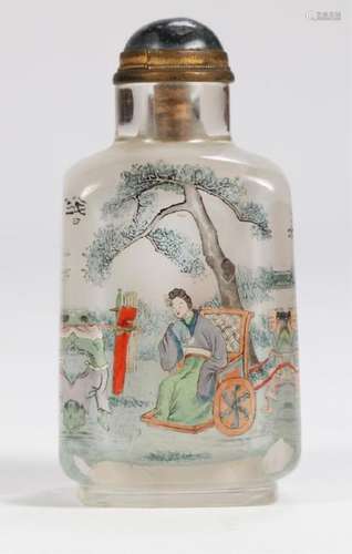 CHINESE CRYSTAL SNUFF BOTTLE