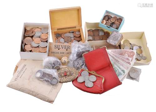 Miscellaneous British and world coins