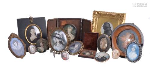 ϒ A collection of portrait miniatures and related