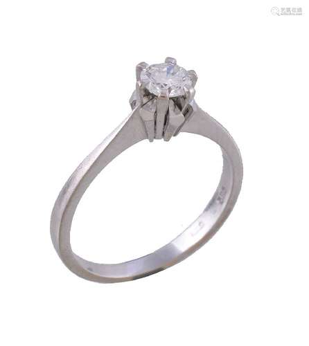 A single stone diamond ring