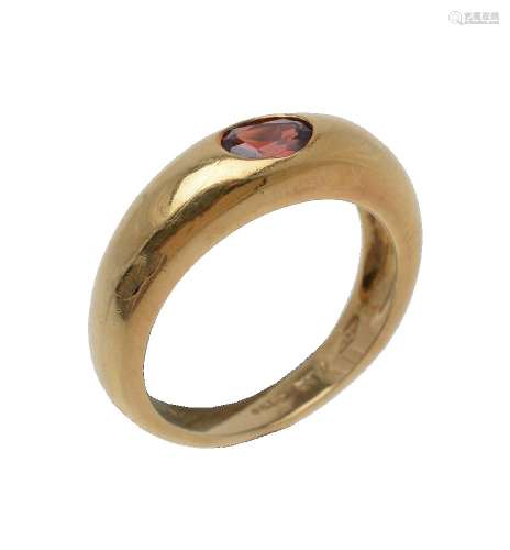 A garnet ring