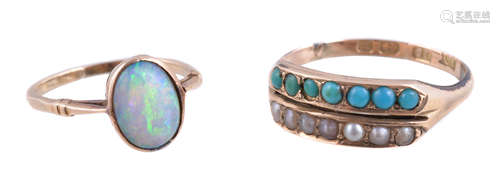 An opal ring