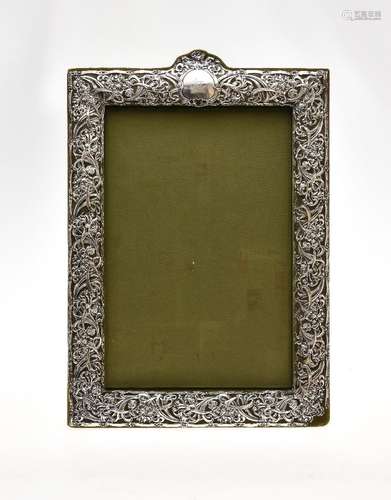 An Edwardian silver mounted large frame by Henry Matthews