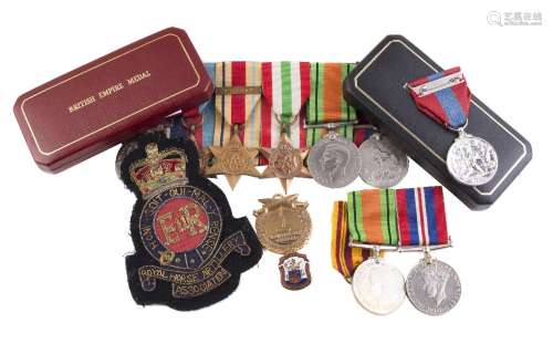 Second World War, a BEM group of six comprising British Empire Medal (Civil Division)