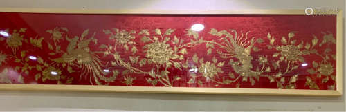 17-19TH CENTURY, A STORY DESIGN EMBROIDERY, QING DYNASTY