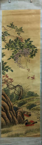 17-19TH CENTURY,  UNKNOW <TENG LUO YUAN YANG> PAINTING, QING DYNASTY