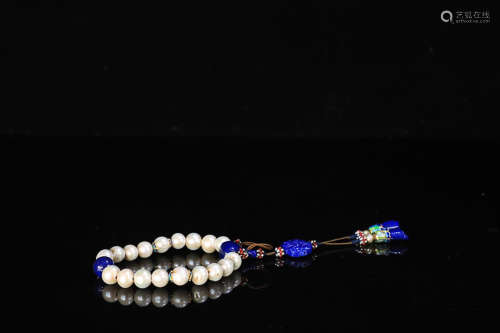 17-19TH CENTURY, AN OLD PEARL HAND PIECE, QING DYNASTY