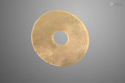 206 BC-220 AD ,A JADE DISC , HAN DYNASTY