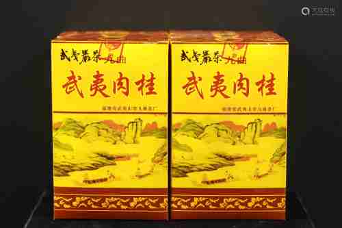 1998年.武夷岩茶肉桂6盒一组