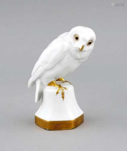 An owl, Hutschenreuther, Selb, around 1917, designed by